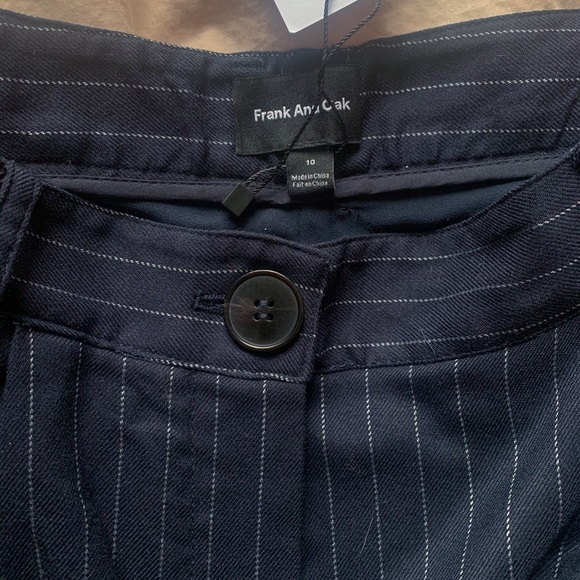 Frank & Oak Striped Flannel Trousers - Picture 2 of 3